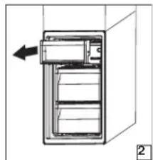 WHIRLPOOL W5 721E W 2 - A fagyasztóter fiokjainak eltávolítasa - 2