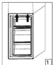 WHIRLPOOL W5 721E W 2 - Sügavkülmiku sahtli eemaldamine - 1