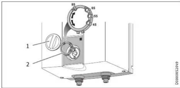 STIEBEL ELTRON UFP 5 h - Temperaturbegrenzung einstellen - 1