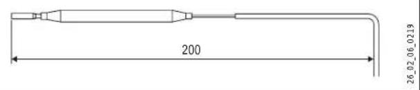 STIEBEL ELTRON UFP 5 h - Positionnement de la sonde de température dans le tube de protection - 1
