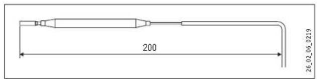 STIEBEL ELTRON UFP 5 h - Positioning the temperature sensor in its protective pipe - 1