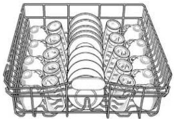 KITCHENAID KUDP01DLBL5 - Chargement du panier supérieur - 1