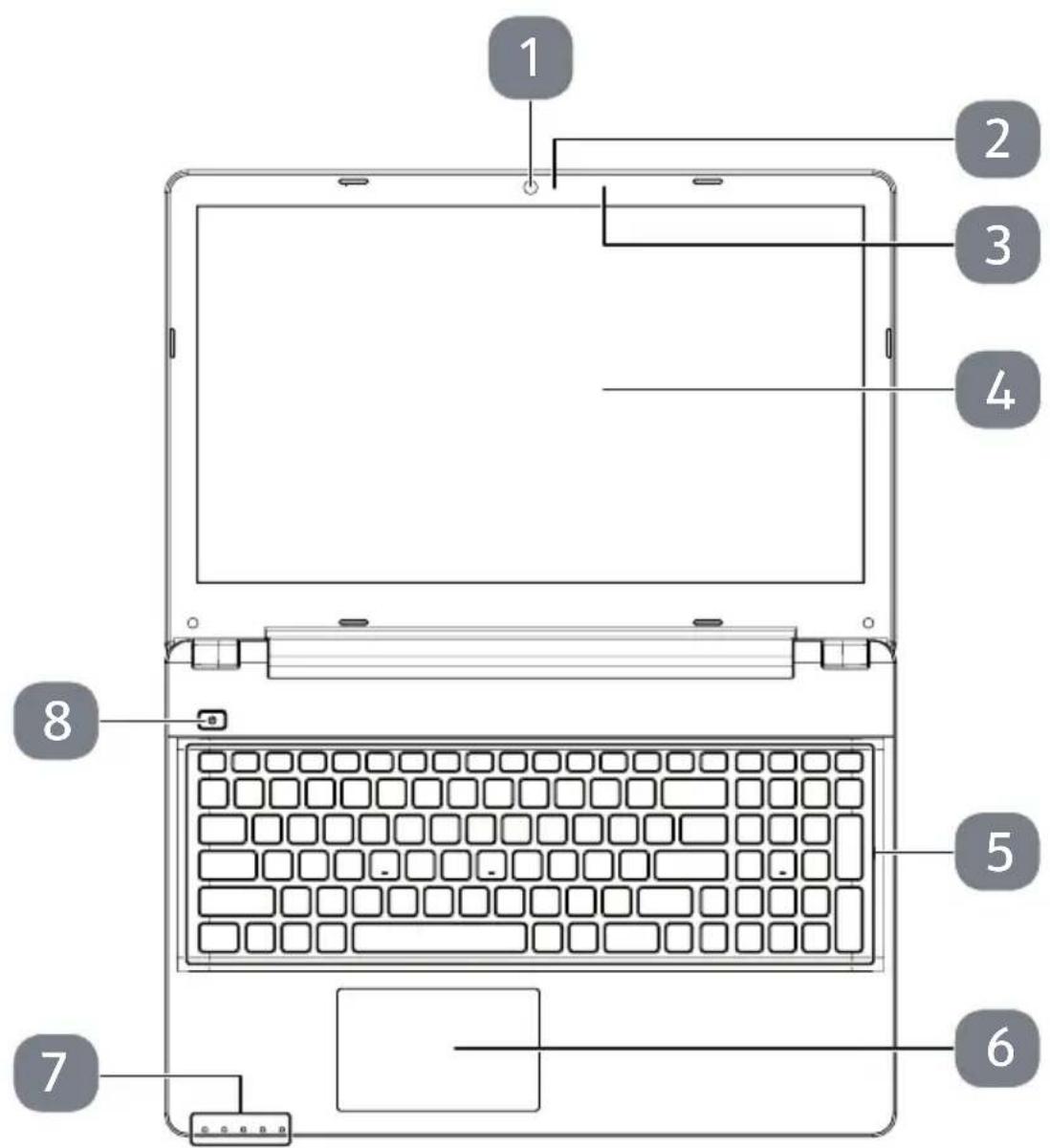 MEDION Akoya E6424 (MD 99850) - Open Notebook - 1