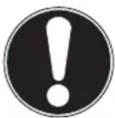 MEDION Akoya E3222 (MD 63500) - WARNING! Stromschlaggefahr! - 1