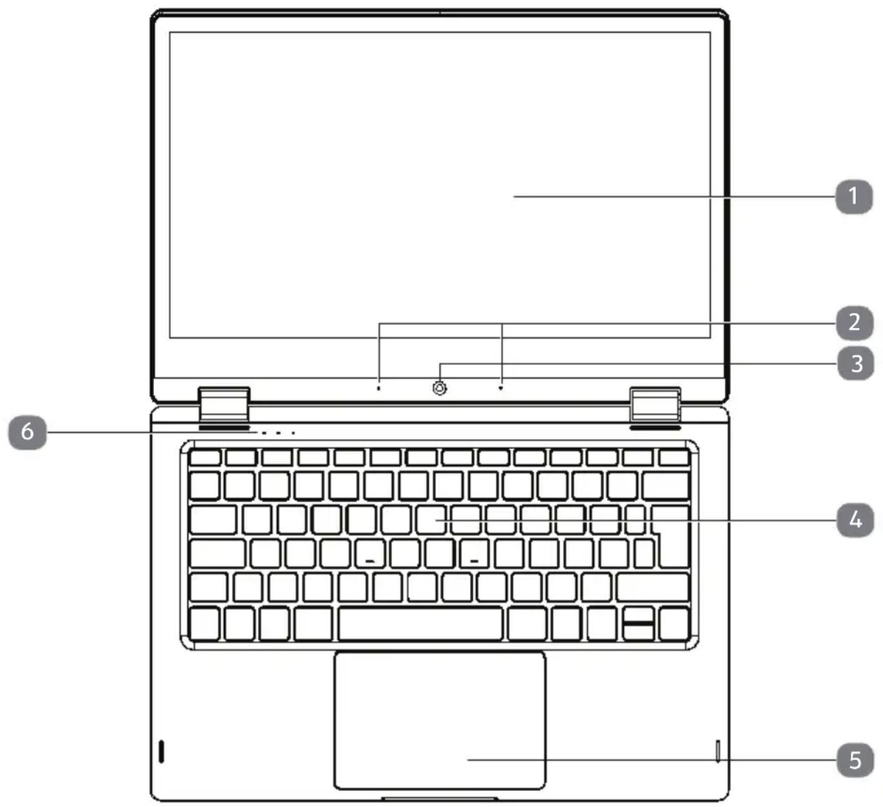 MEDION Akoya E3222 (MD 63500) - Open Notebook - 1