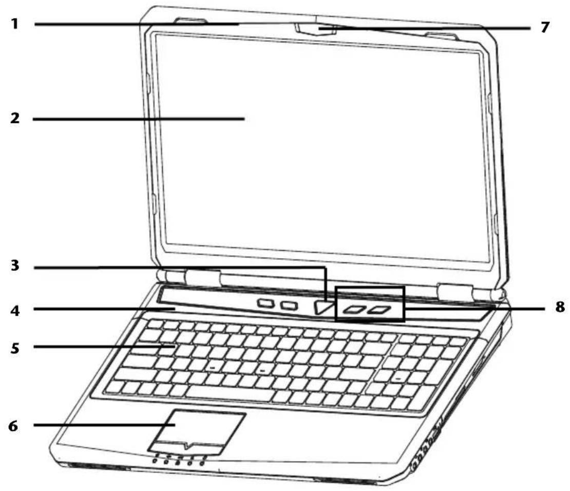 MEDION Erazer X6811 (MD 97779) - Open Notebook - 1