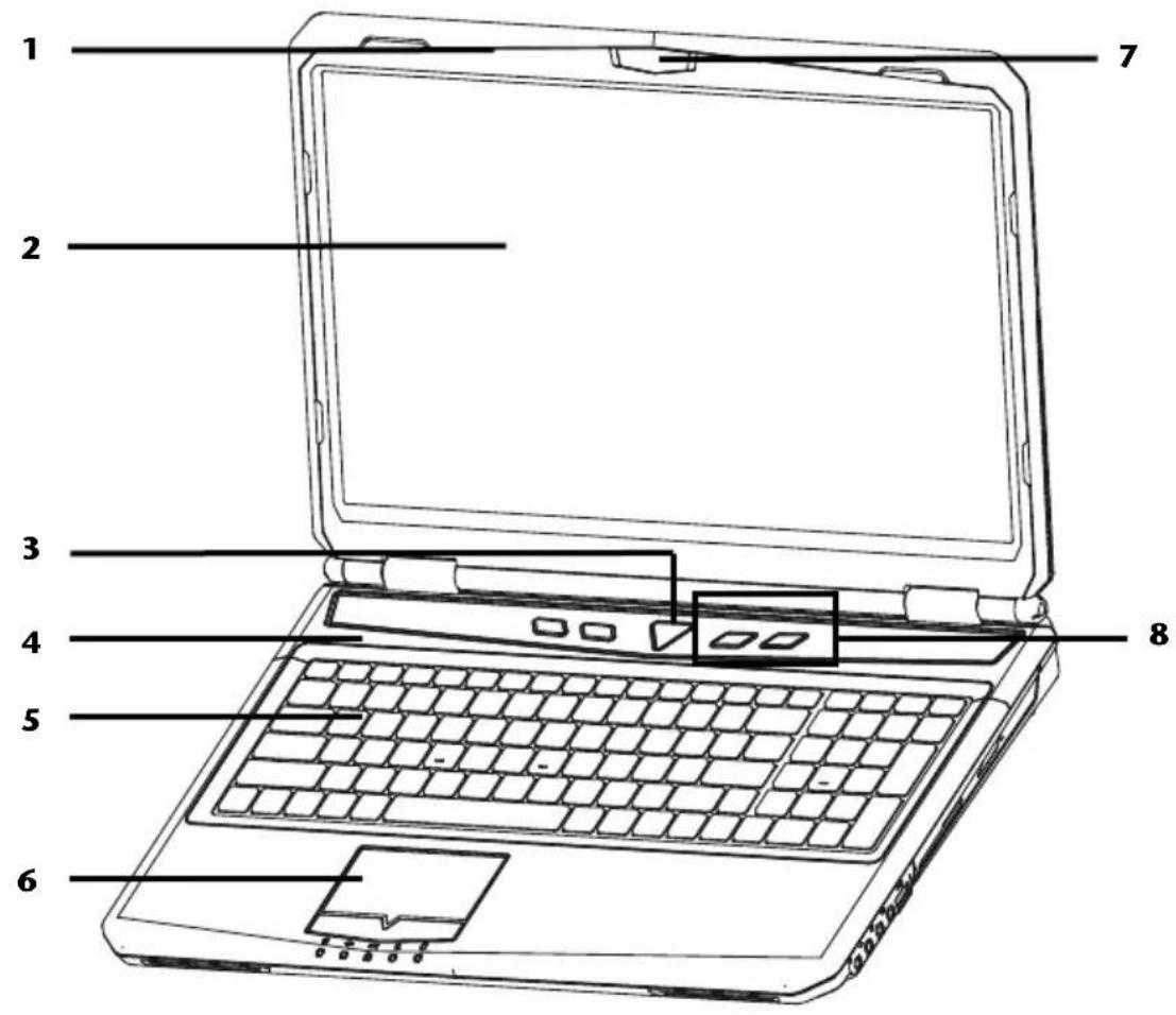 MEDION Erazer X6811 (MD 97779) - Open Notebook - 1