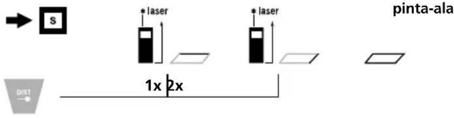 Laserliner LaserRangeMaster T4 Pro - Pinta-alojen mittaus: - 1