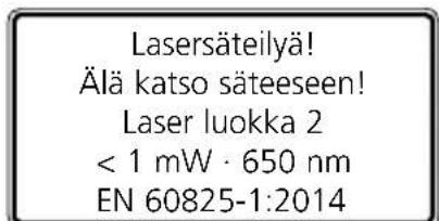 Laserliner LaserRangeMaster T4 Pro - Turvallisuusohjeet - 2