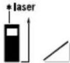 Laserliner LaserRangeMaster T4 Pro - Pythagoras-funktion 1: - 3