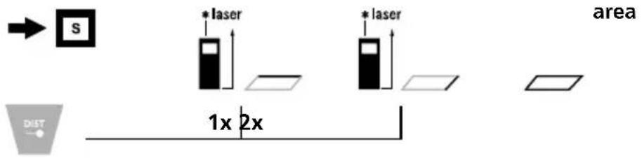 Laserliner LaserRangeMaster T4 Pro - Area measurement: - 1