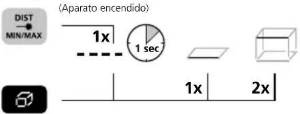 Laserliner DistanceMaster Compact Plus - Commutar funciones de medición: - 1
