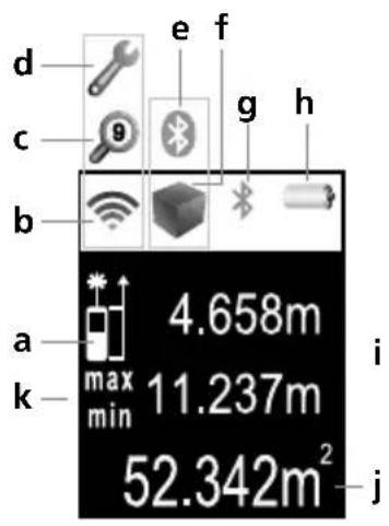 Laserliner DistanceMaster Compact Plus - Kompakt laser-afstandsmåler til måling af længder, flader og volumen indendørs – med Bluetooth®\*-interface - 1