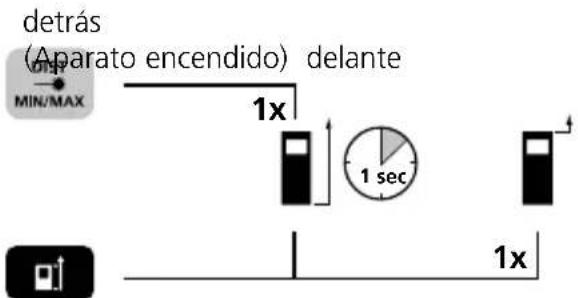Laserliner DistanceMaster Compact Plus - Commutar nivel de medición (Referencia): - 1