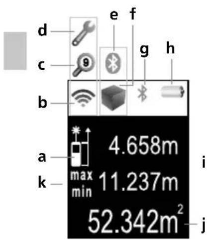 Laserliner DistanceMaster Compact Plus - Kompaktowy dalmierz laserowy do pomiaru długości, powierzchni i kubatury we wnętrzach – z interfejsem Bluetooth®\* - 1