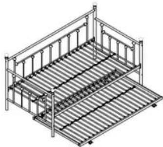 DHP Manila - Manila Daybed and Trundle - 1