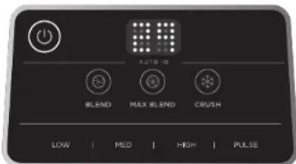 AUTO 0 BLEND MAX BLEND CRUSH LOW | MED | HIGH | PULSE