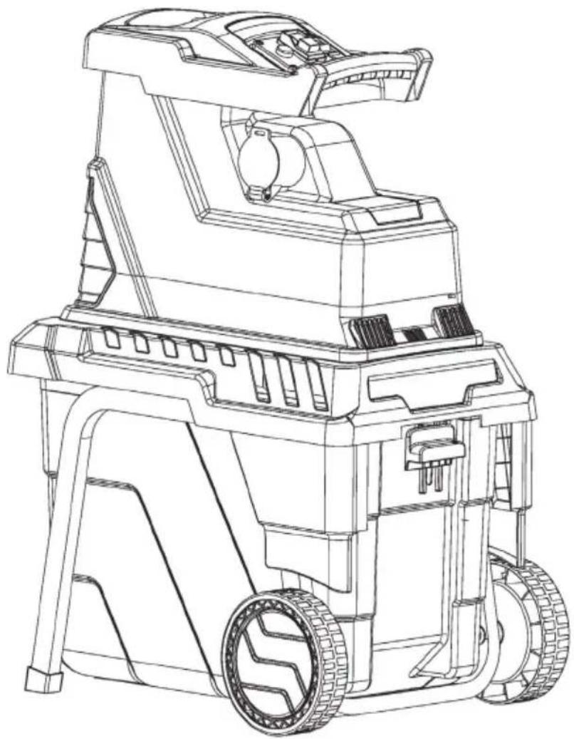 OOGARDEN LSG2815 - Broyeur électrique Rotor 2800W Gartenhäcksler - 1