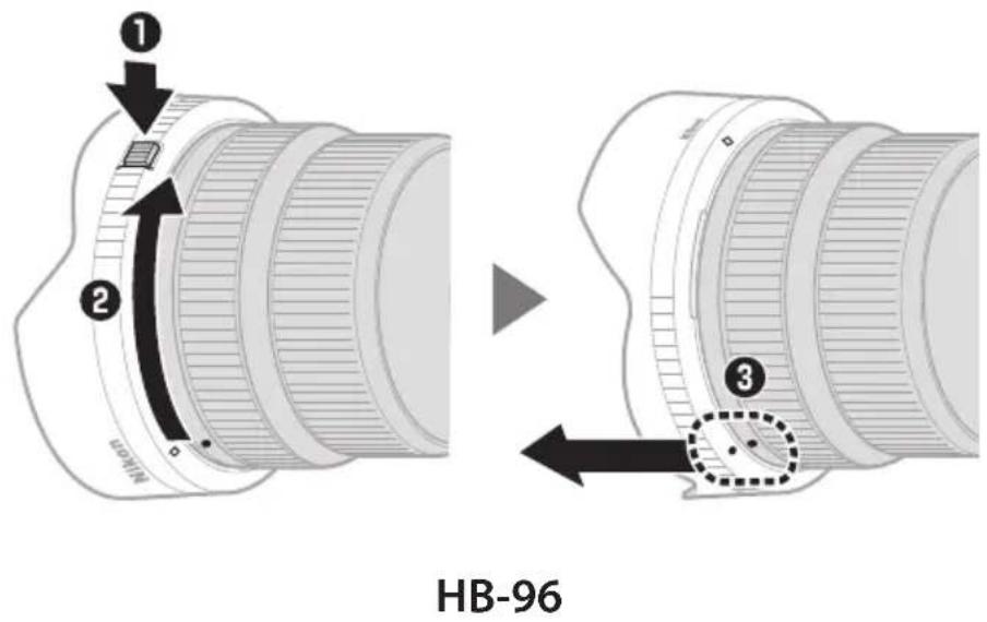 NIKON NIKKOR Z 1424mm f2.8 S - Retrait du parasoleil - 1