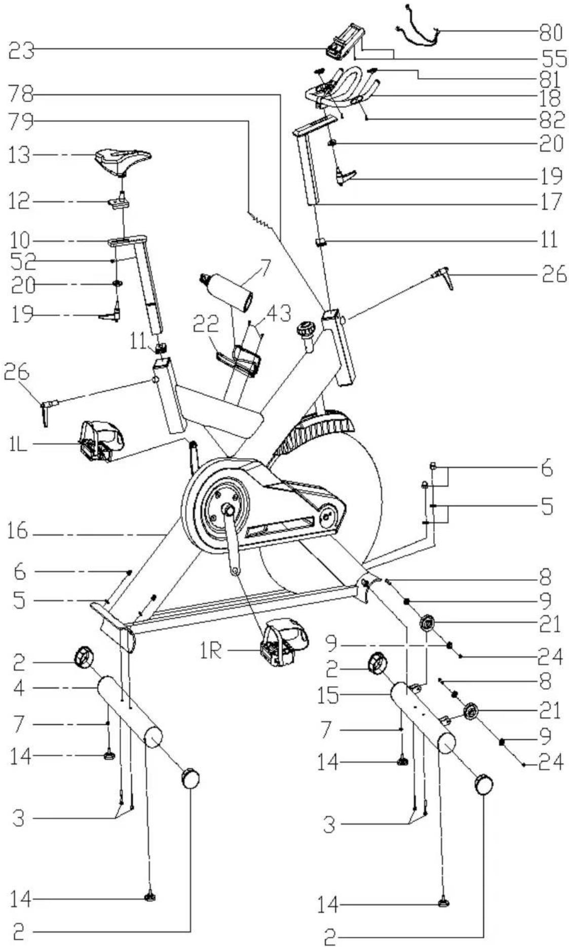 Sportstech SX400 - Note the following precaution before assembling or operating the machine. - 1