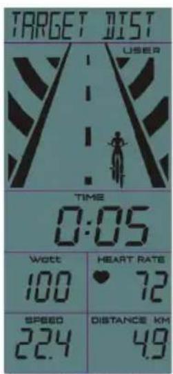 Sportstech SX400 - Target Distance - 2
