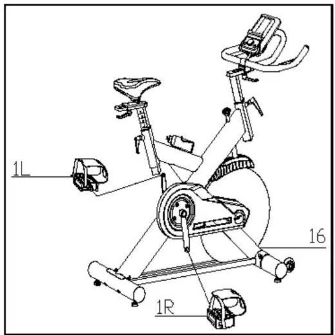 Sportstech SX400 - ATTENTIONE: FISSARE IN MODO STRETTO IL MANUBRIO T - 1