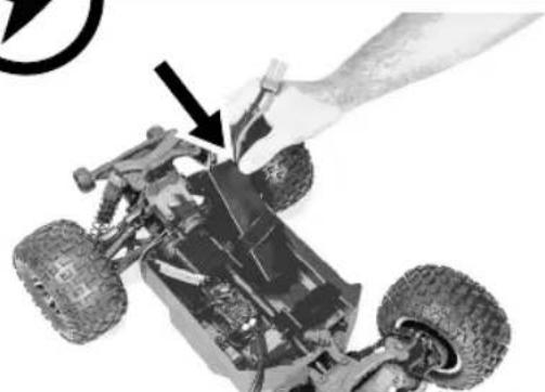 ARRMA Big Rock Crew Cab 4x4 3S BLX - INSTALL AA BATTERIES IN CONTROLLER - 16