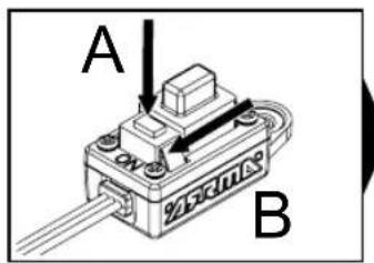 ARRMA Big Rock Crew Cab 4x4 3S BLX - To alter ESC settings - 1