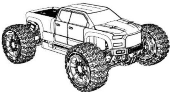 ARRMA Buggy Typhon 4x4 3S BLX - 1