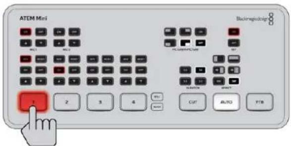 Blackmagic Design ATEM mini Pro ISO - モニターを接続し、入力をテスト - 4