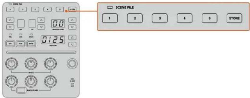 Blackmagic Design ATEM mini Pro ISO - So rufen Sie ein Szenen-Preset ab: - 1