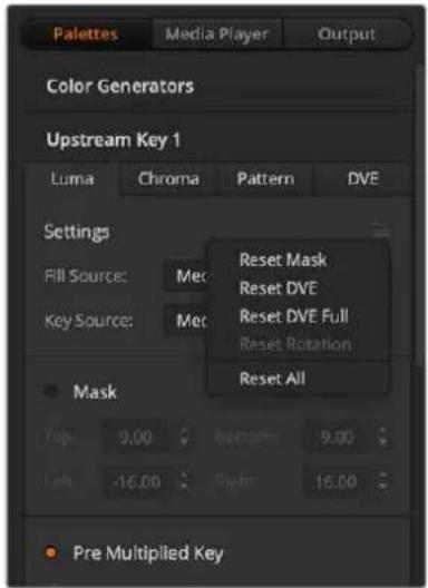 Blackmagic Design ATEM mini Pro ISO - Para realizar una composición lineal o por luminancia desde el programa informático: - 1