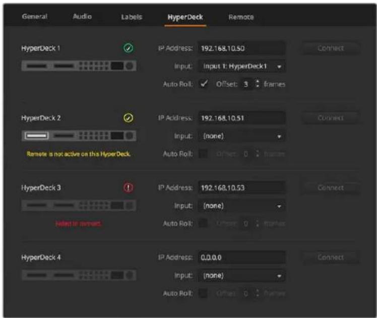 Blackmagic Design ATEM mini Pro ISO - HyperDeck设置 - 1
