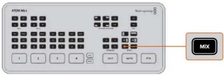 Blackmagic Design ATEM mini Pro ISO - Para realizar una transición automática: - 1