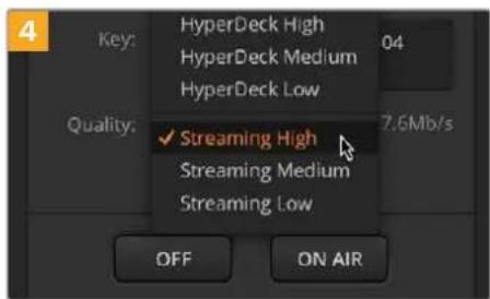 Blackmagic Design ATEM mini Pro ISO - So konfigurieren Sie die Einstellungen für YouTube Studio: - 11