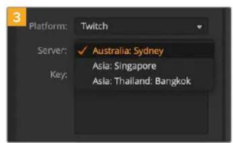 Blackmagic Design ATEM mini Pro ISO - To configure your settings for Twitch: - 8