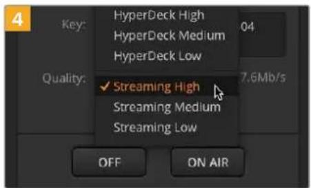 Blackmagic Design ATEM mini Pro ISO - Para configurar los ajustes en la plataforma YouTube Studio: - 10