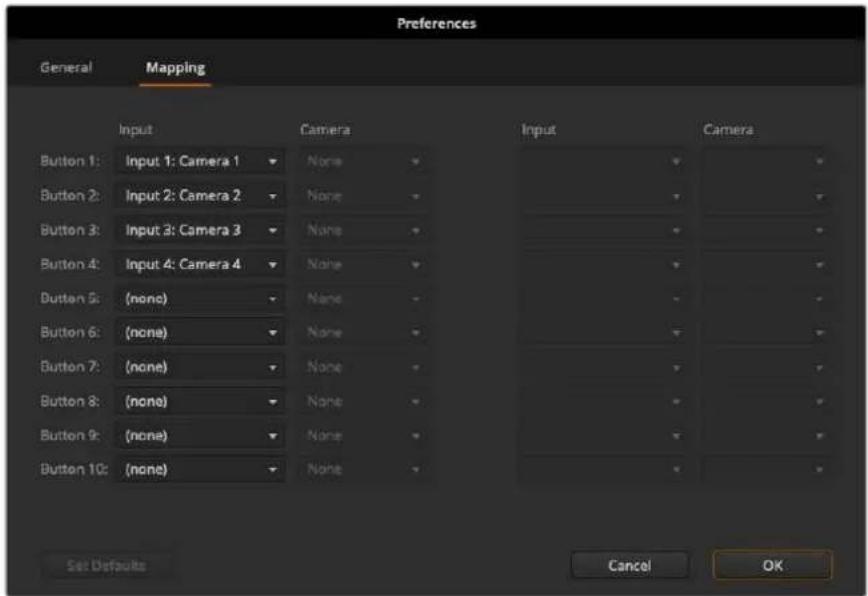 Blackmagic Design ATEM mini Pro ISO - 按钮映射 - 1