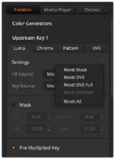 Blackmagic Design ATEM mini Pro ISO - ATEM Software Controlのアップストリームキーヤーでルマ/リニアキーを設定する: - 1