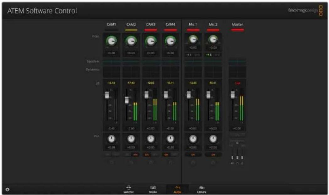 Blackmagic Design ATEM mini Pro ISO - Audio integrado en fuentes HDMI - 1