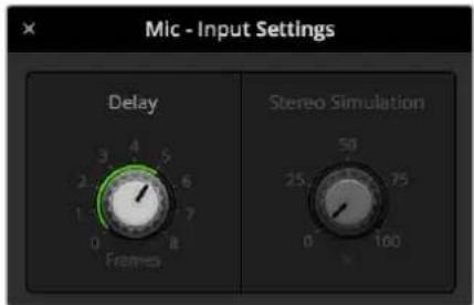 Blackmagic Design ATEM mini Pro ISO - 選択した入力に加える遅延の量を調整する: - 2