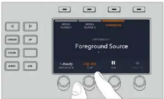 MEDIA PLAYER 1 BREDA PLAYER 2 HYPERDECIS HYPERDECIS 1 Foreground Source 1-Ready HYPERDECIS Clip 001 CLIP JUN SHORT TIME