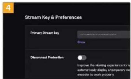Blackmagic Design ATEM mini Pro ISO - Configurer les paramètres pour Twitch : - 4