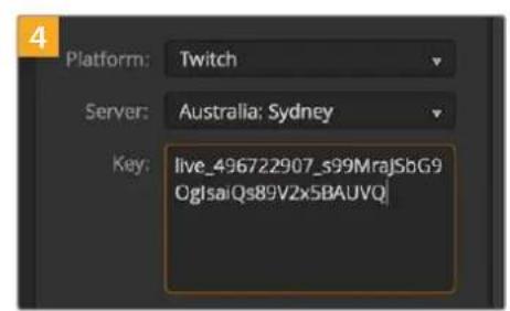 Blackmagic Design ATEM mini Pro ISO - To configure your settings for Twitch: - 9