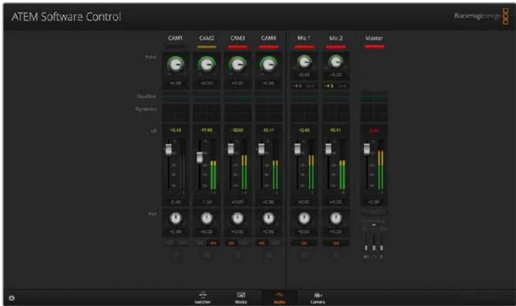 Blackmagic Design ATEM mini Pro ISO - Arbeiten mit dem Audiomixer - 1