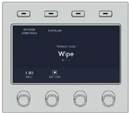 Blackmagic Design ATEM mini Pro ISO - Effectuer une transition Wipe avec un ATEM 1 M/E Advanced Panel : - 2