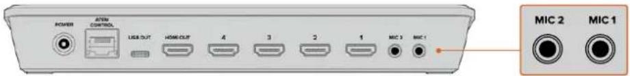 Blackmagic Design ATEM mini Pro ISO - 他のオーディオソースに接続 - 1
