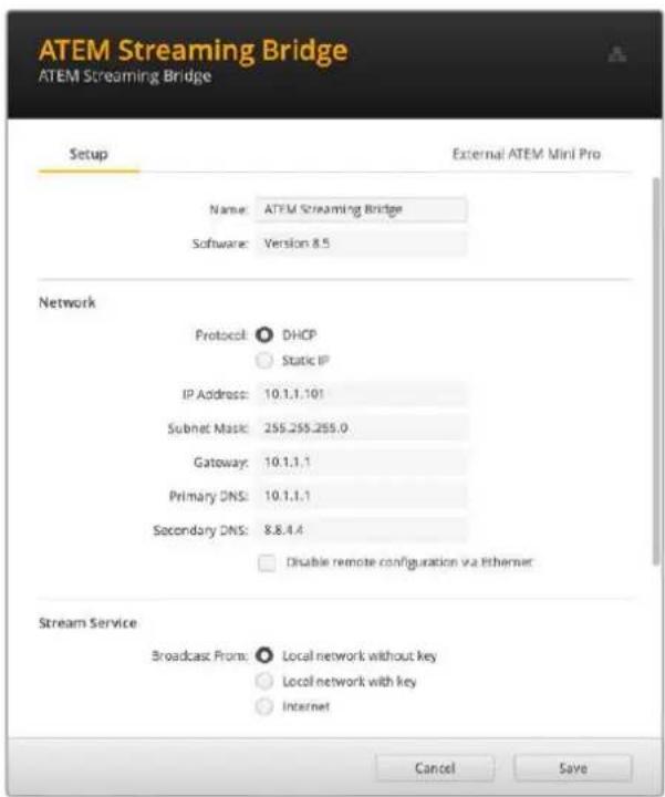 Blackmagic Design ATEM mini Pro ISO - Connector le logiciel ATEM Setup - 1