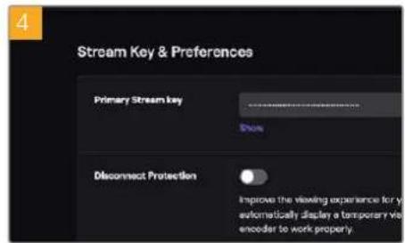Blackmagic Design ATEM mini Pro ISO - 为Twitch配置设置： - 3