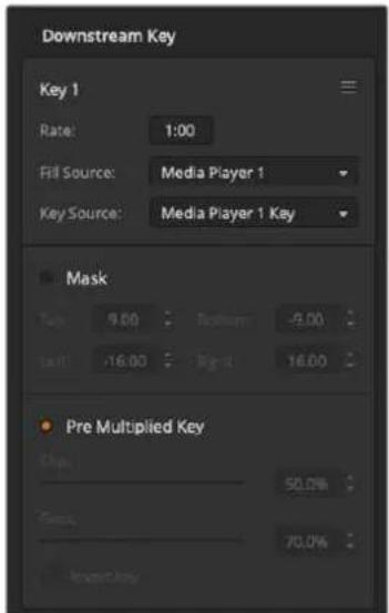Blackmagic Design ATEM mini Pro ISO - Para realizar una composición posterior lineal o por luminancia desde el programa informático: - 1